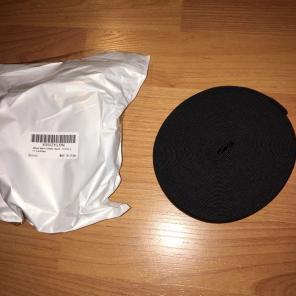 Eboot Black Elastic Spool Roll