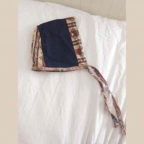 Hand made bonnet size 6m to 12m