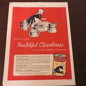 Antique 1926 OLD DUTCH CLEANSER Ad