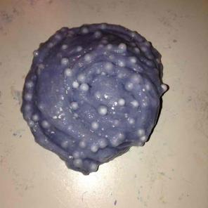2oz light blue metallic floam slime
