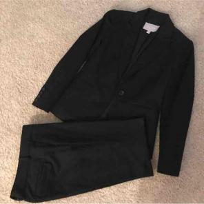 Banana republic women's black suit sz 4