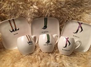 Rae Dunn Witches Plates And Mugs