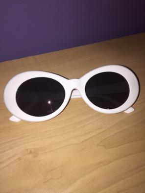 Clout White Sunglasses