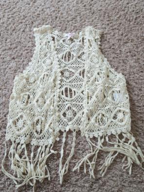 Cute net cover up designed cardigan
