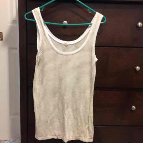 Anthropologie striped tank top
