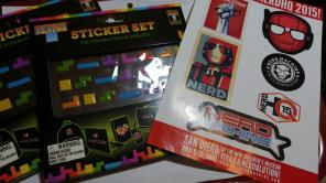 Stickers lot Tetris and Nerd Machine