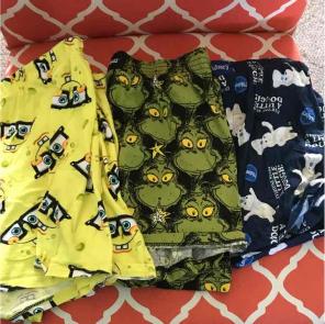 Grinch, Pillsbury Dough Boy, Spongebob