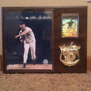 Randy Johnson Photo And Baseball Card