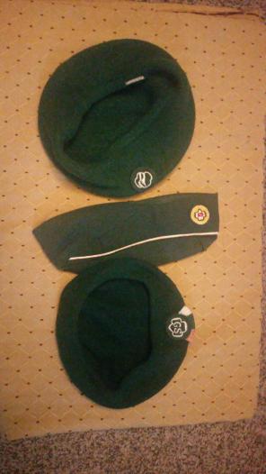 3 Vintage Girl Scout Hats