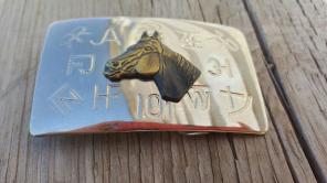 Vintage Brands Horse Belt Buckle