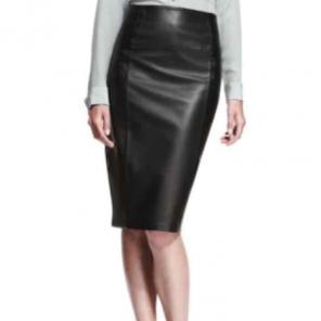New Marks Spencer pleather pencil skirt