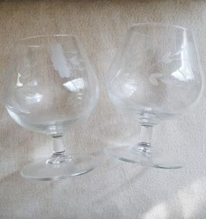 Vintage Crystal Wine Glasses