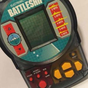 Vintage Electronic handheld Battleship
