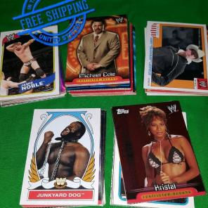 72 WWE roster cards