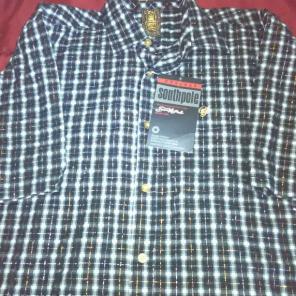 South pole Hexagon black , silver shirt.
