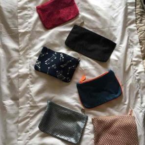 6 make up bags