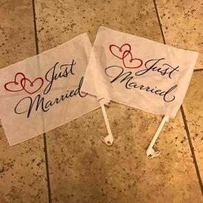 "Just Married" Sign