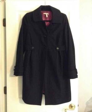 Old Navy Maternity Black Coat SZ Medium