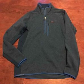 Patagonia 1/4 zip fleece sz L