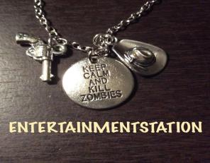Keep Calm And Kill Zombies Necklace