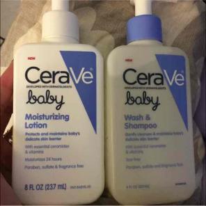 CeraVe Baby Wash and Lotion