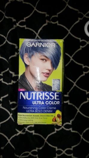 Blue hair dye