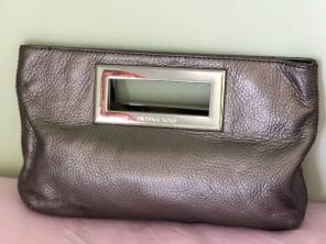 Michael Kors Silver Clutch