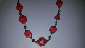 Role-playing Dice necklace