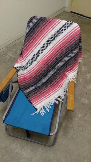 Lightly used throw blanket