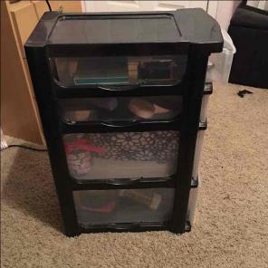 plastic drawer organizer,4 drawers