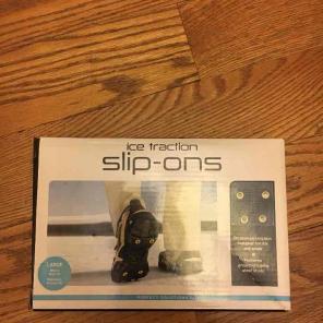 Ice traction slip on