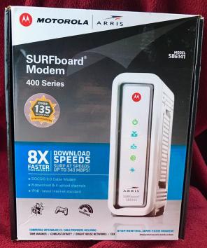 ARRIS SURFboard SB6141 Cable Modem White