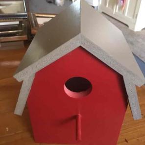 Wooden birdhouse