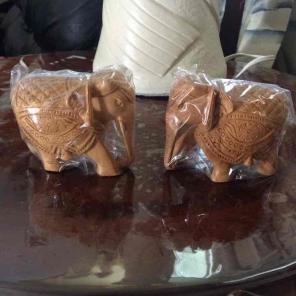 Handmade Wooden Elephants
