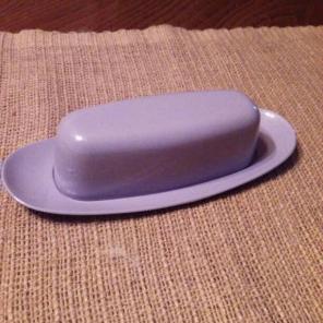 Lavender Melmac Butter Dish Retro Purple
