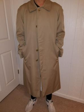 VTG Burberry Mens Trench Ct w/rem lining