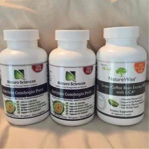 Garcinia & green coffee bean supplements