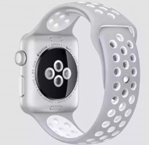 42mm White Glow Apple Watch Sport band