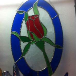 Red Rose approx 12"x8"