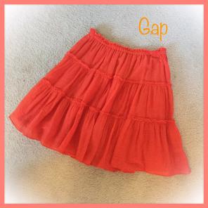 Gap Skirt Orange Free Shipping