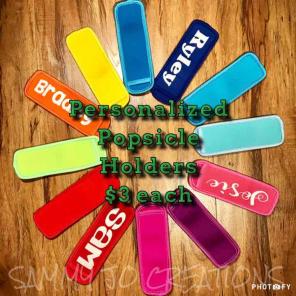 Personalized Popsicle Holder
