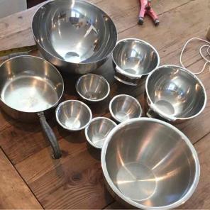 Mixing bowl pot lot
