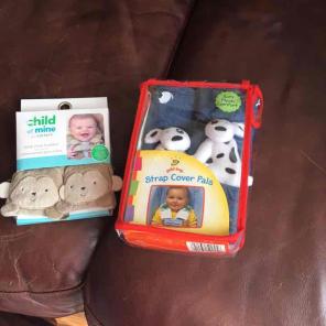 Car seat strap covers