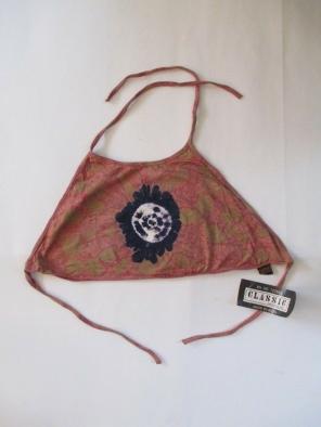 NEW Vintage 70s Hippie Boho Halter Top