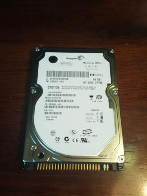 Seagate 80gb PATA Hard Drive