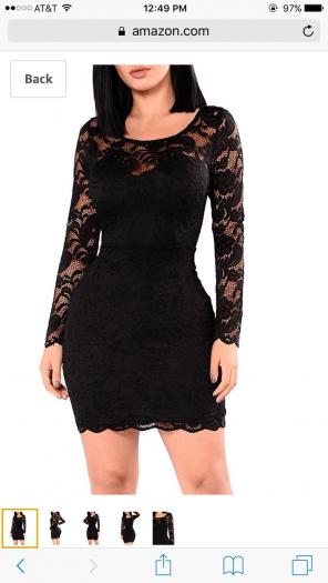 Lace Long Sleep Dress