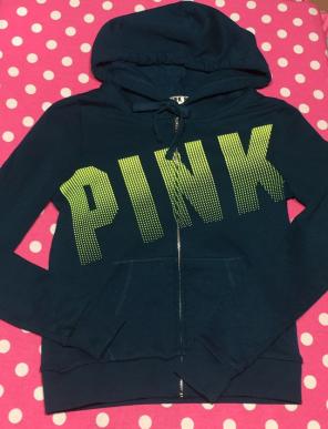 VS Pink Zip Hoodie Sweatshirt