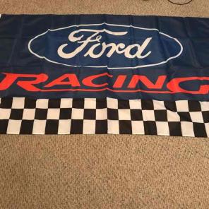 NEW Ford Racing flag 3ft by 5ft