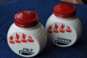 Vintage Fire King Salt & Pepper Shaker