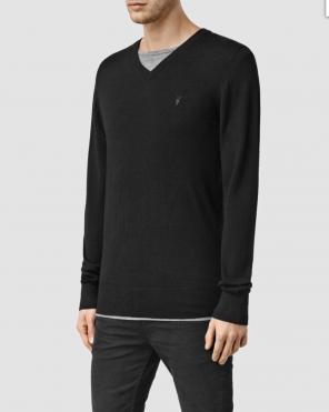 All Saints Mode Jumper V Neck XL-XXL